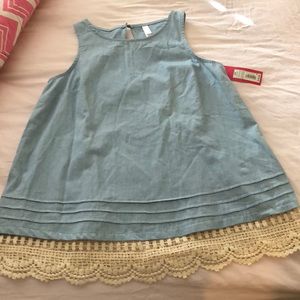 Xhilaration chambray top